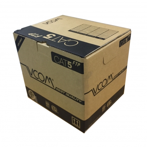 Cáp Mạng VCOM Cat 5E FTP 24AWG 4PRS - PVC 305m